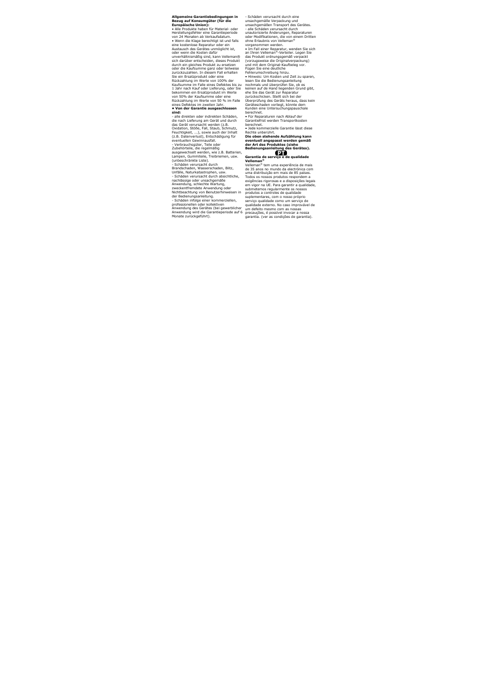 Velleman VTTEST8 User Manual | Page 22 / 25
