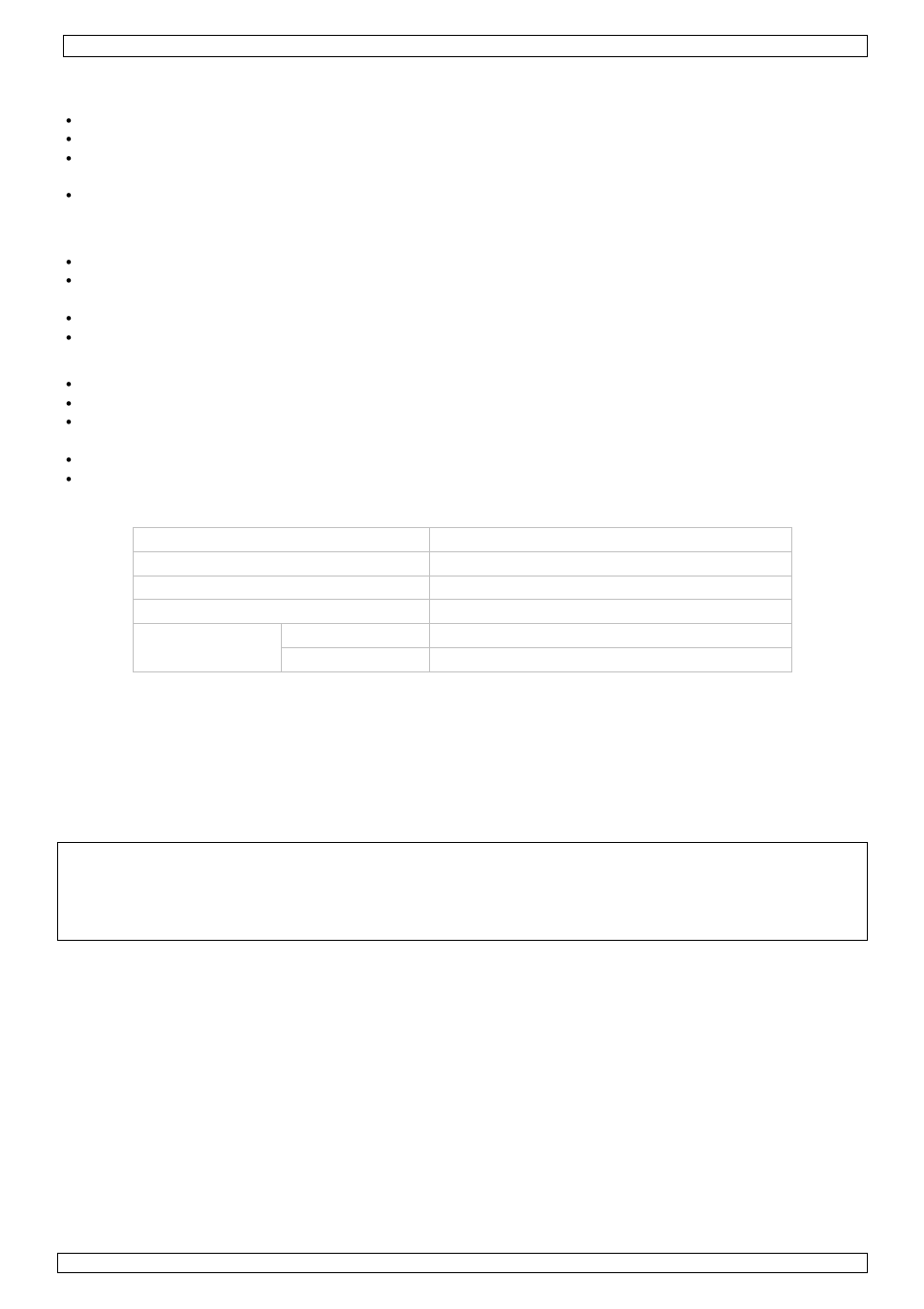 Especificaciones | Velleman SSE030FP User Manual | Page 10 / 17
