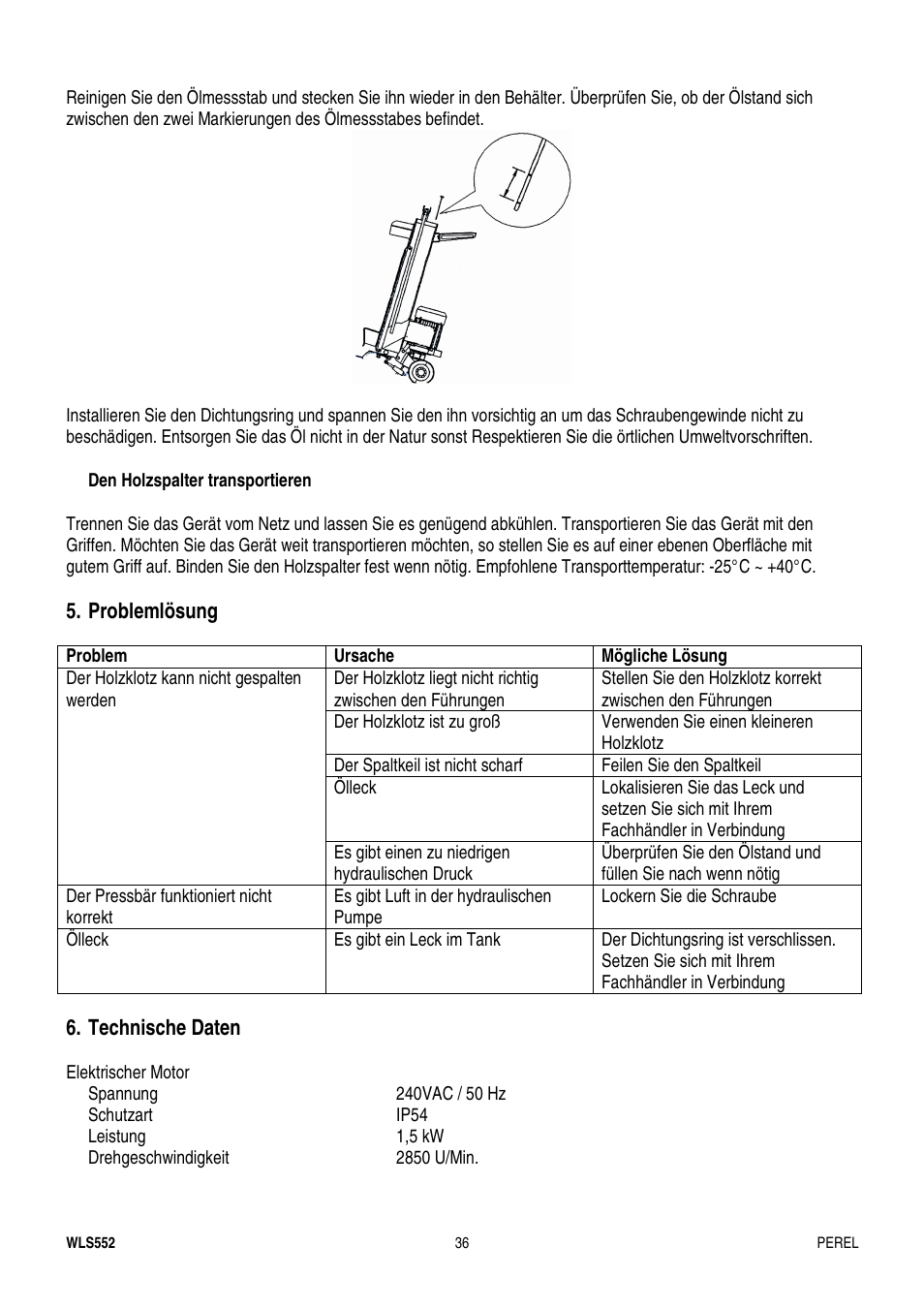 Velleman WLS552 User Manual | Page 36 / 44