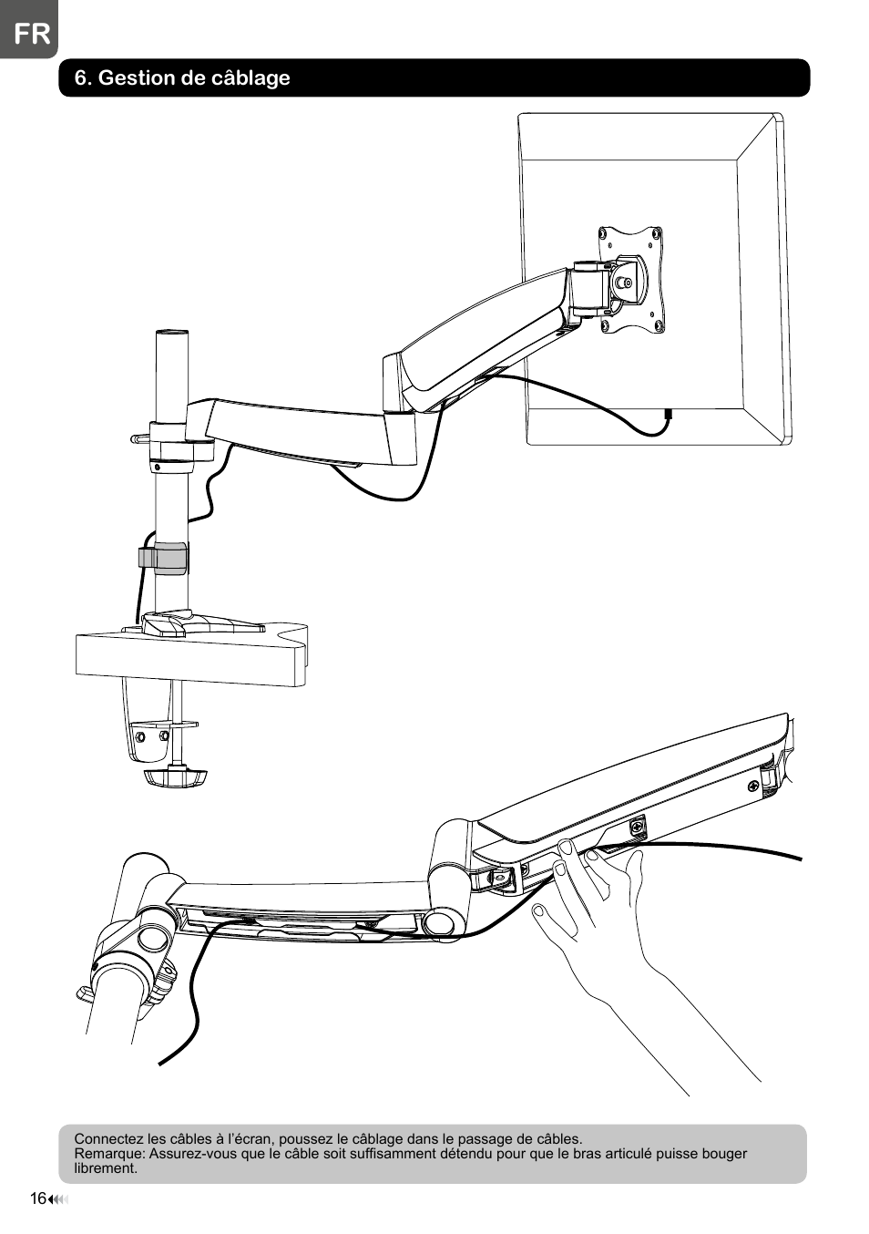 Gestion de câblage | Velleman WB039 User Manual | Page 16 / 48