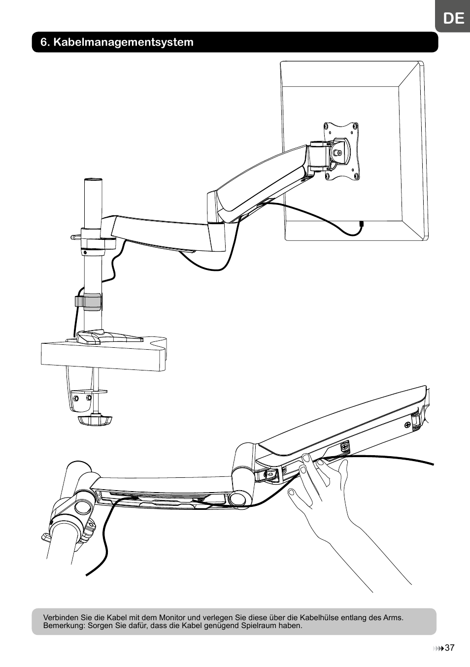 Kabelmanagementsystem | Velleman WB039 User Manual | Page 37 / 48