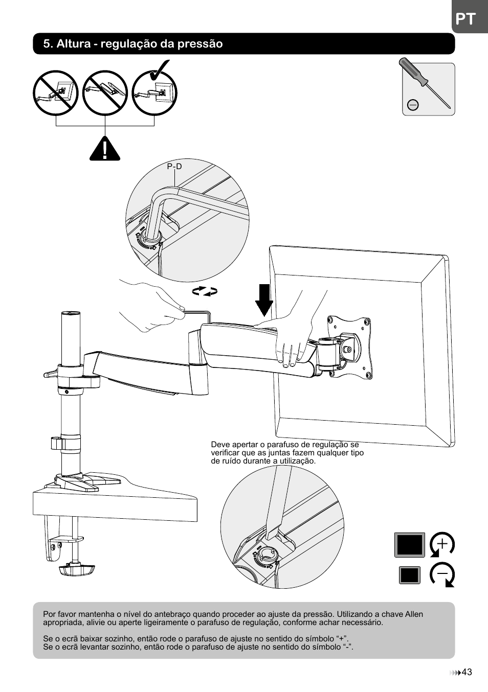 Altura - regulação da pressão | Velleman WB039 User Manual | Page 43 / 48