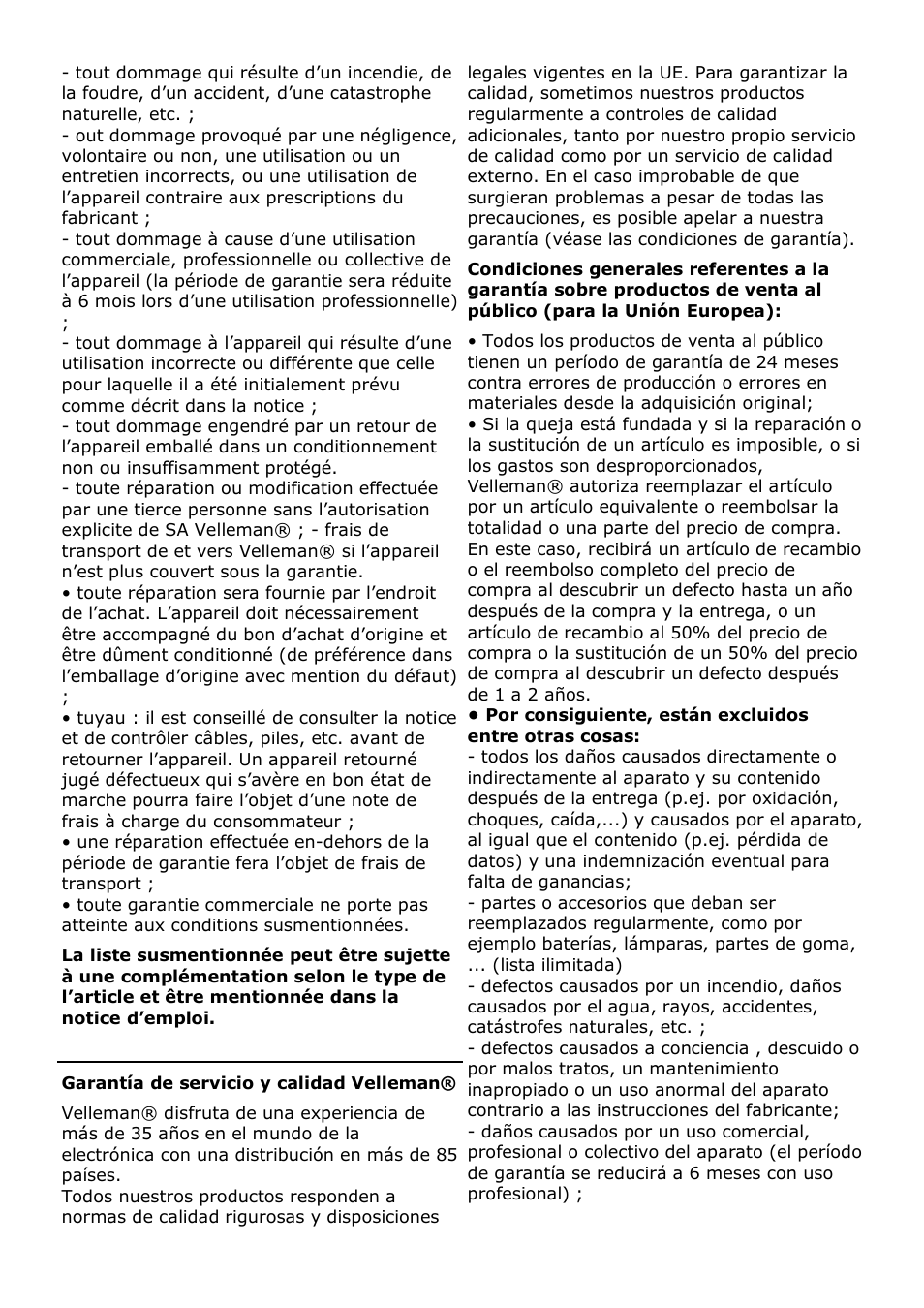 Velleman WS8707 User Manual | Page 43 / 50