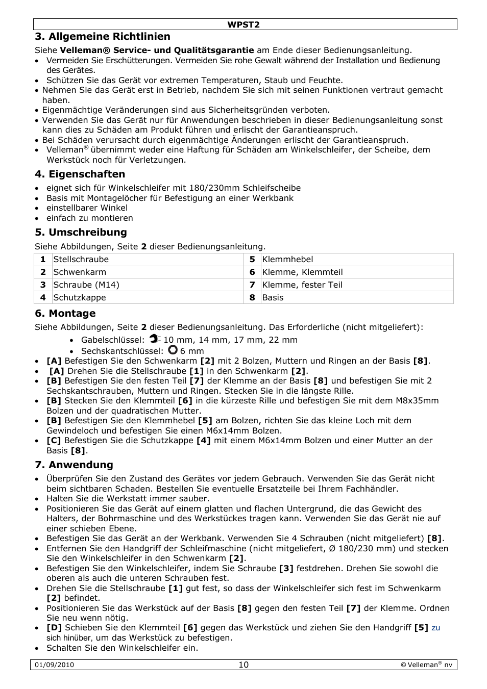Velleman WPST2 User Manual | Page 10 / 15