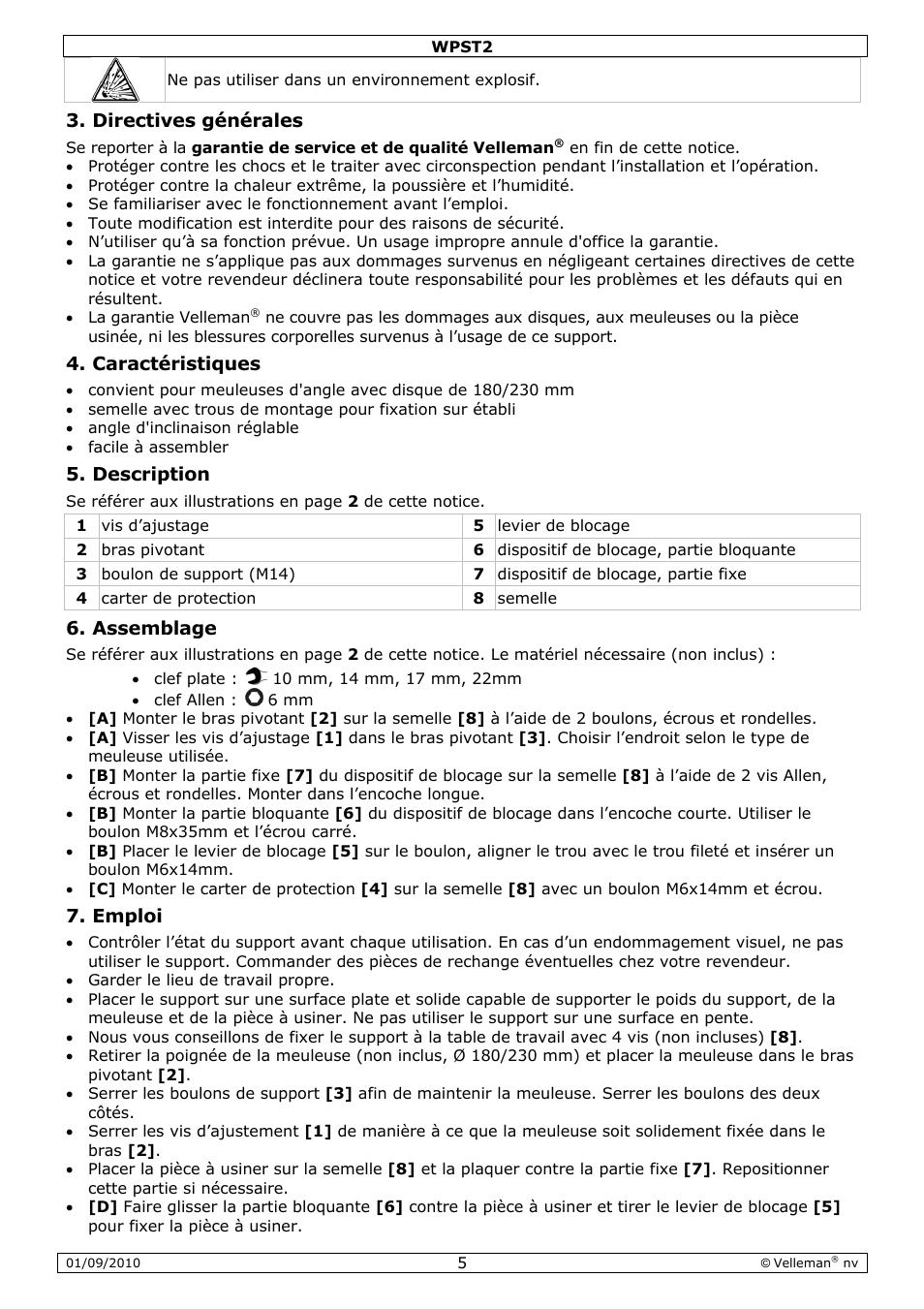 Velleman WPST2 User Manual | Page 5 / 15