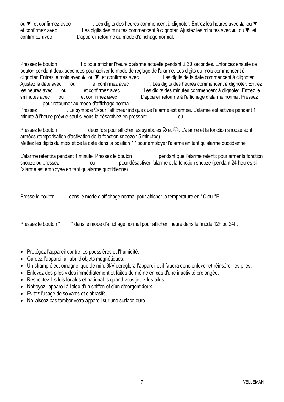 Velleman WT82 User Manual | Page 7 / 13