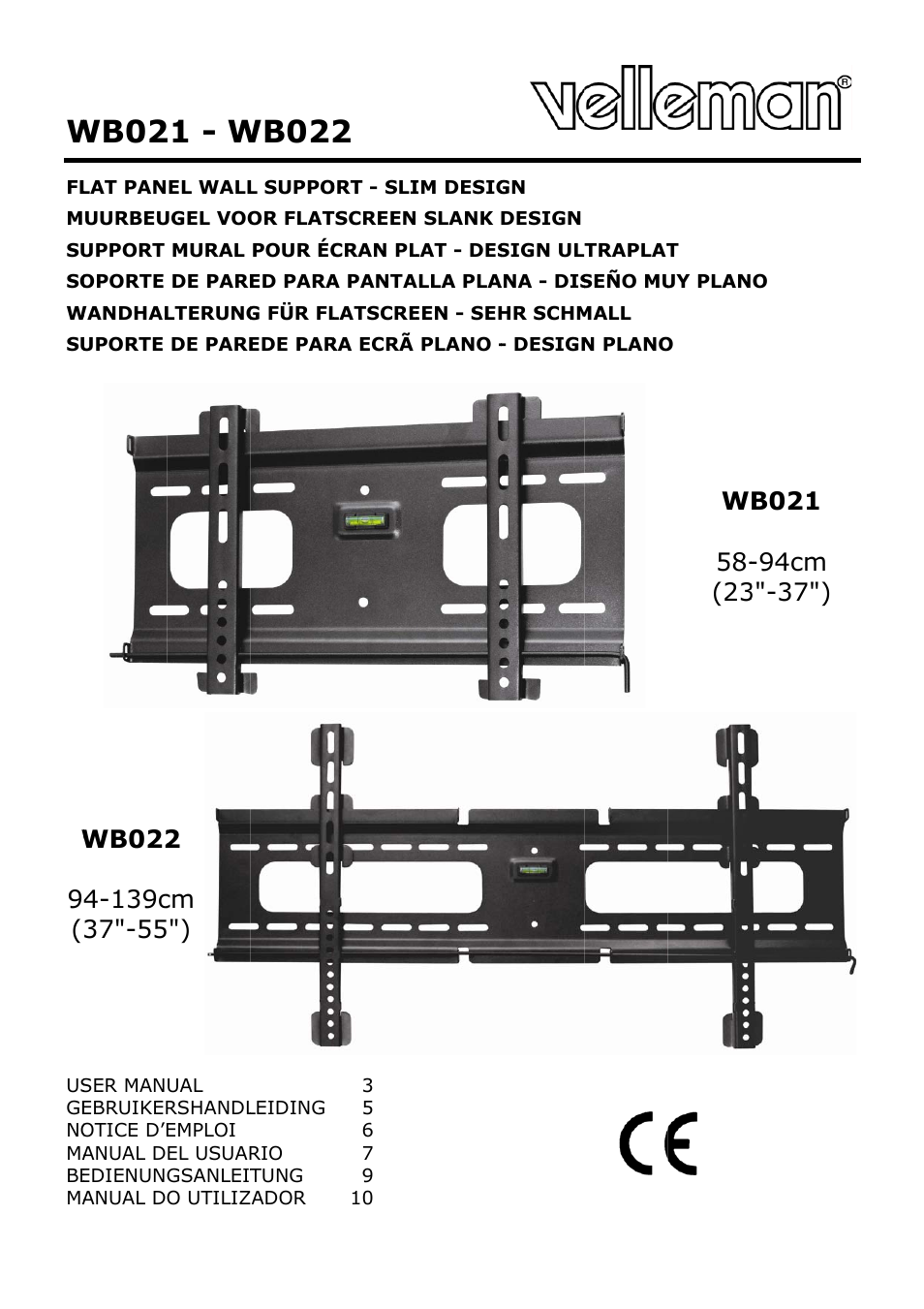 Velleman WB021 User Manual | 14 pages