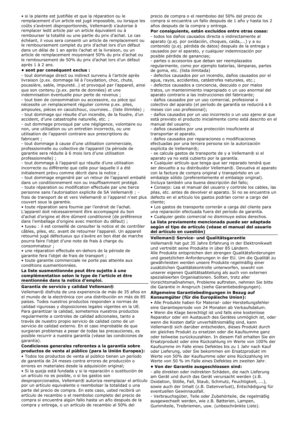 Velleman WB021 User Manual | Page 13 / 14