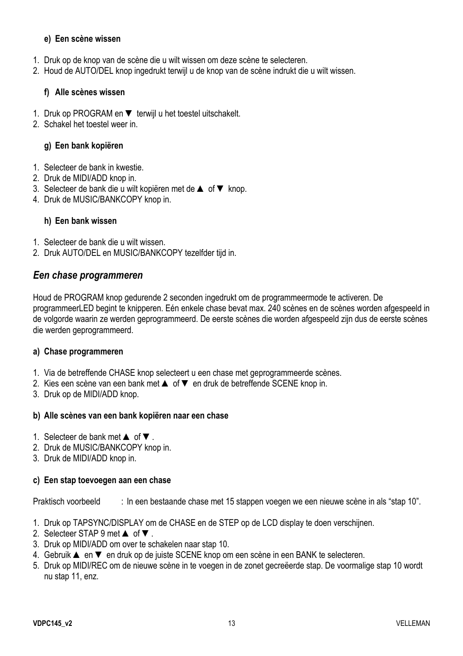 Velleman VDPC145 User Manual | Page 13 / 47