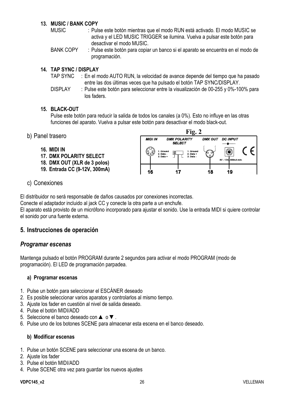 Velleman VDPC145 User Manual | Page 26 / 47