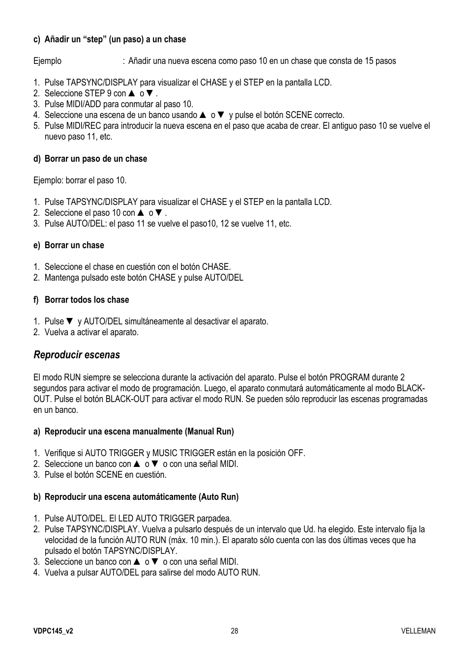 Velleman VDPC145 User Manual | Page 28 / 47