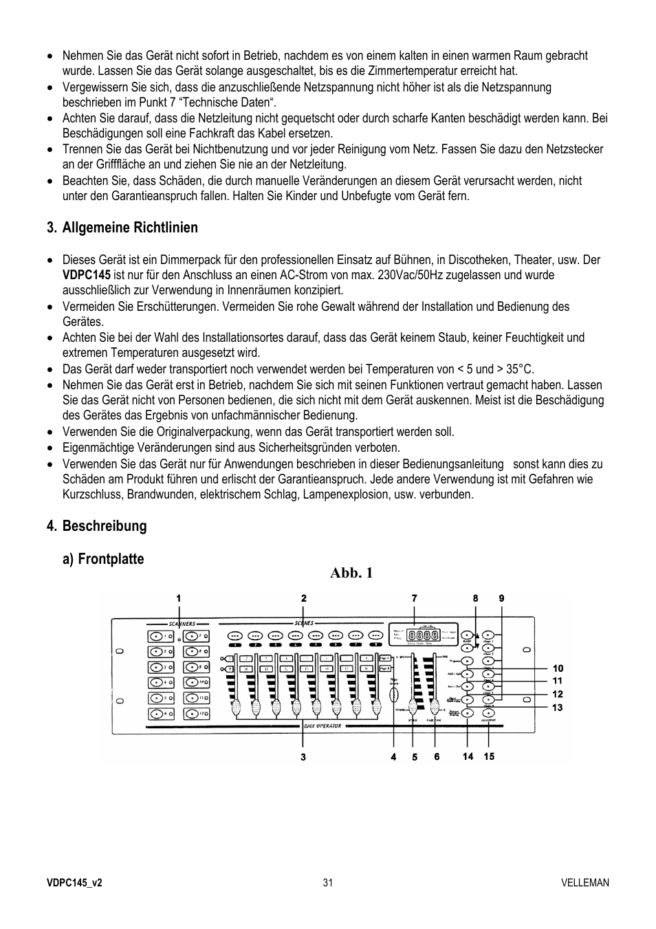 Velleman VDPC145 User Manual | Page 31 / 47