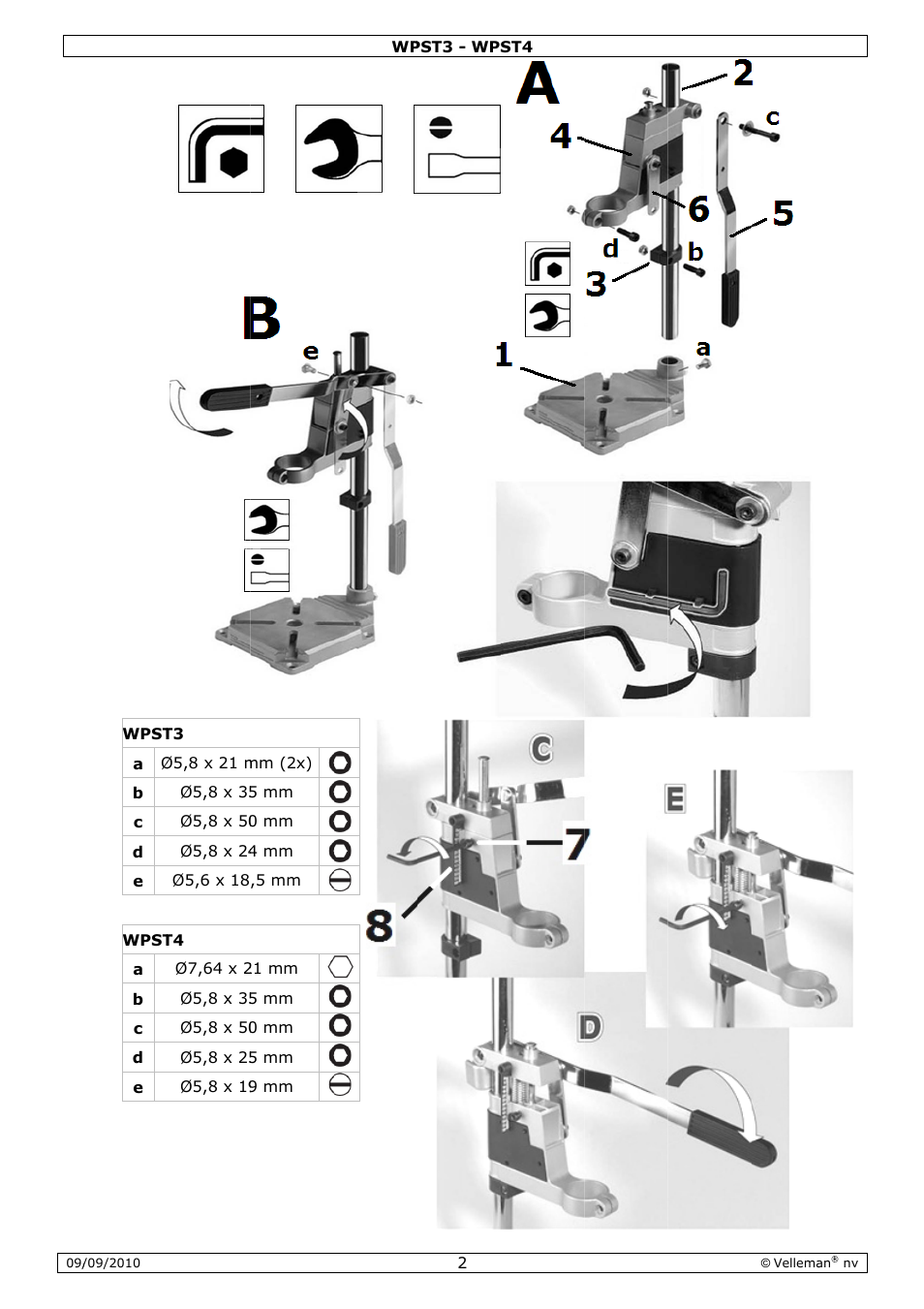 Velleman WPST3 User Manual | Page 2 / 17