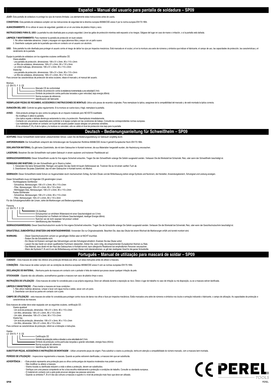 Velleman SP09 User Manual | Page 2 / 2