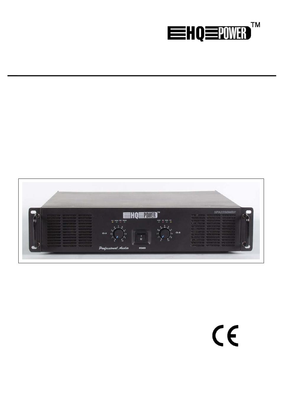 Velleman VPA2200MBN User Manual | 19 pages