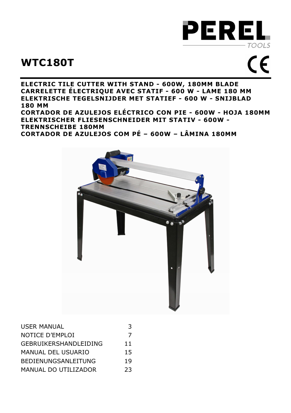 Velleman WTC180T User Manual | 28 pages