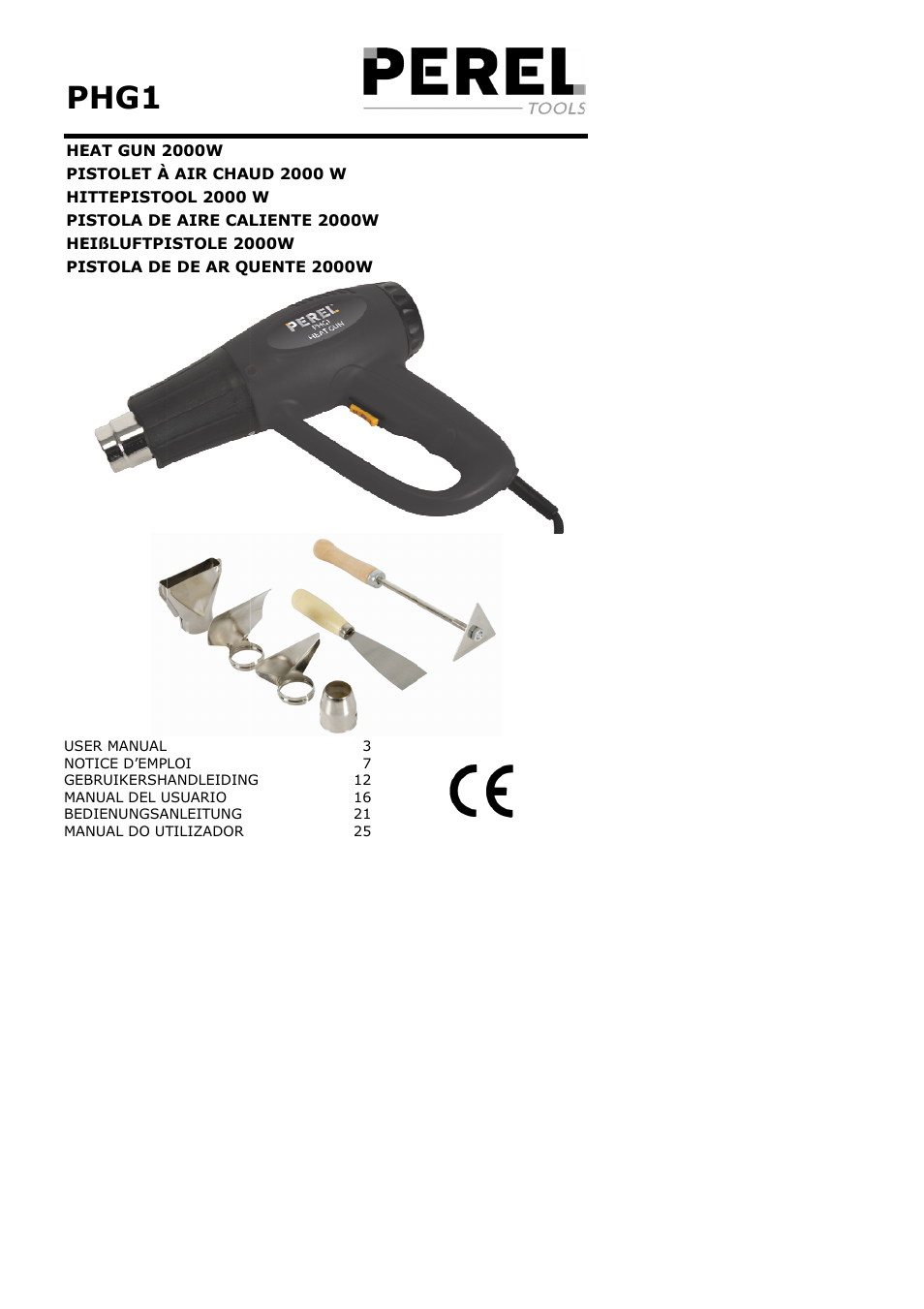 Velleman PHG1 User Manual | 32 pages