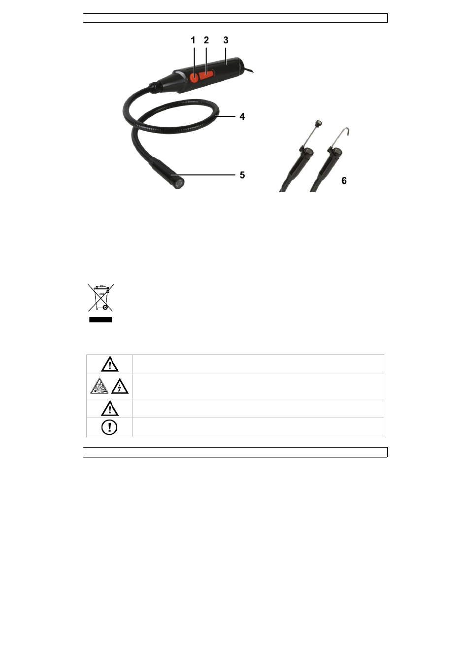 User manual, User ma, Anual | Velleman CAMCOLI4 User Manual | Page 2 / 23