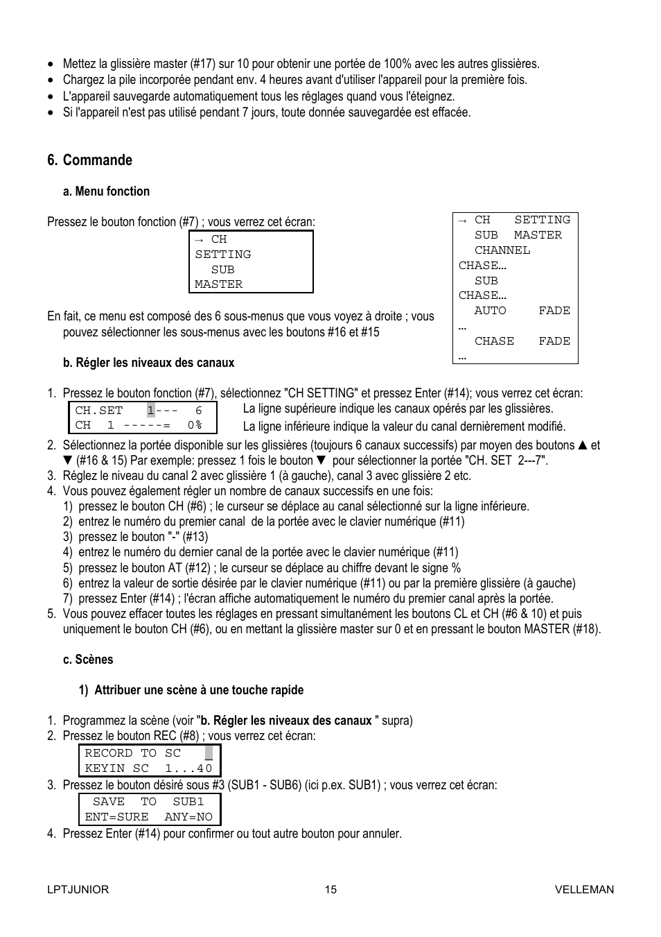 Velleman LPTJUNIOR User Manual | Page 15 / 33