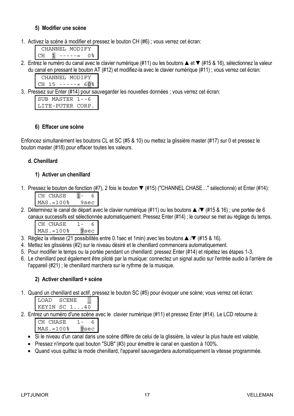 Velleman LPTJUNIOR User Manual | Page 17 / 33