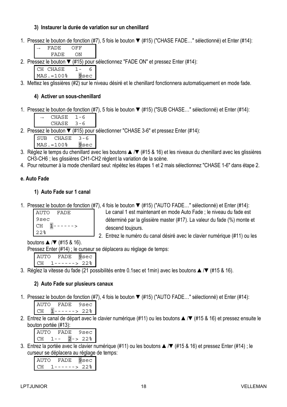 Velleman LPTJUNIOR User Manual | Page 18 / 33