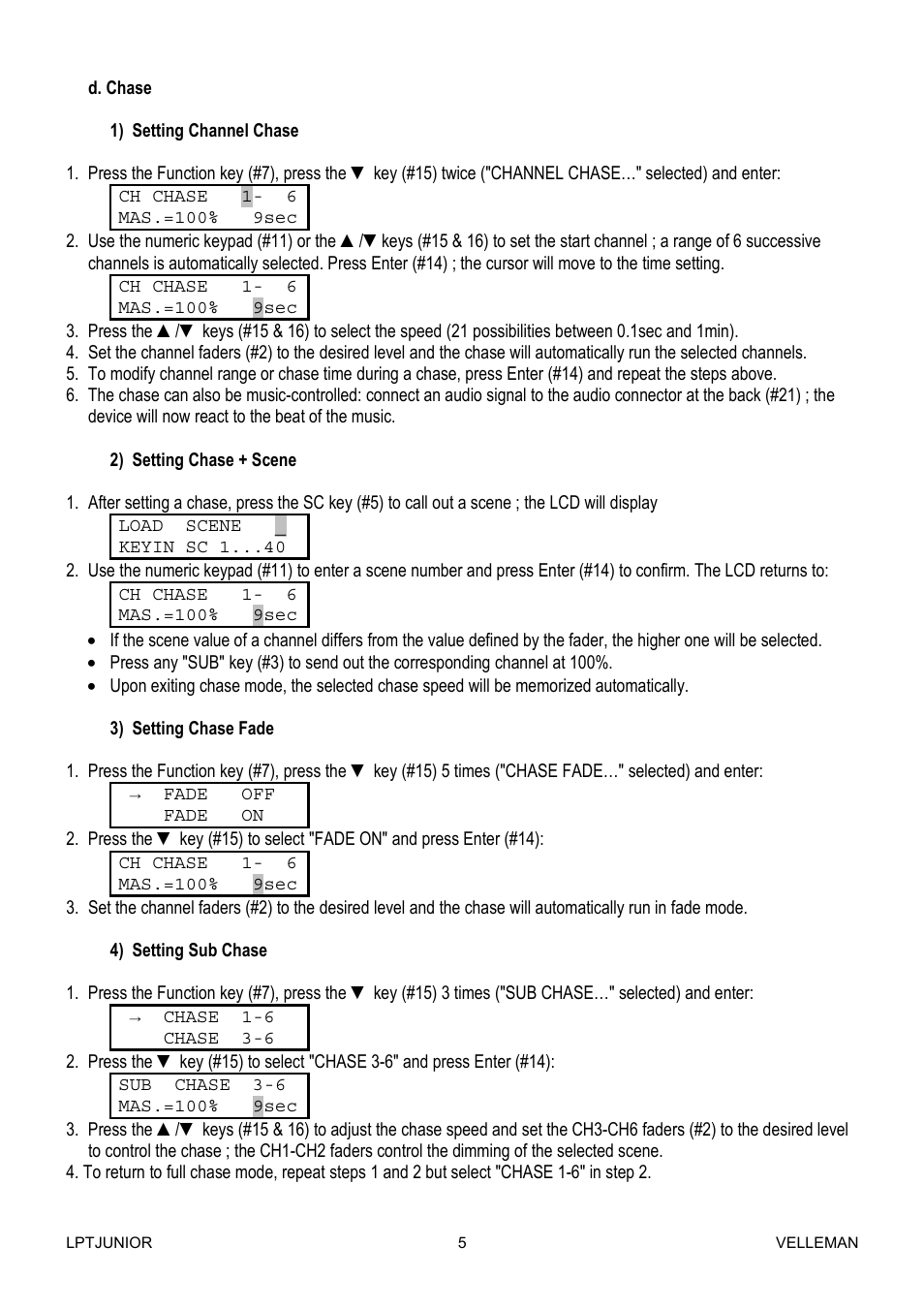 Velleman LPTJUNIOR User Manual | Page 5 / 33