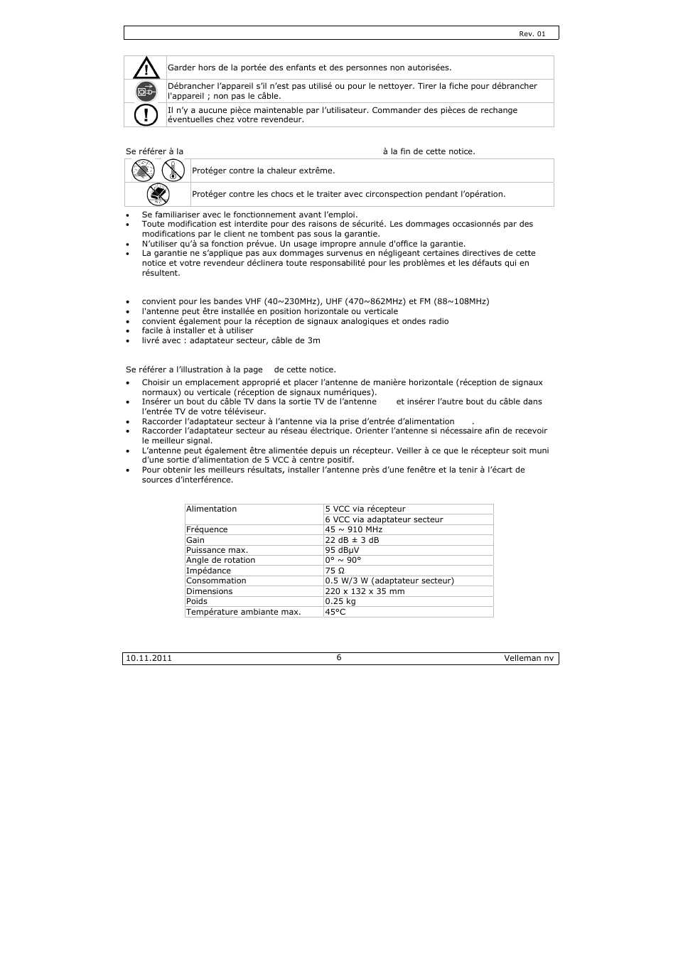 Velleman ANTDVBT5 User Manual | Page 6 / 11