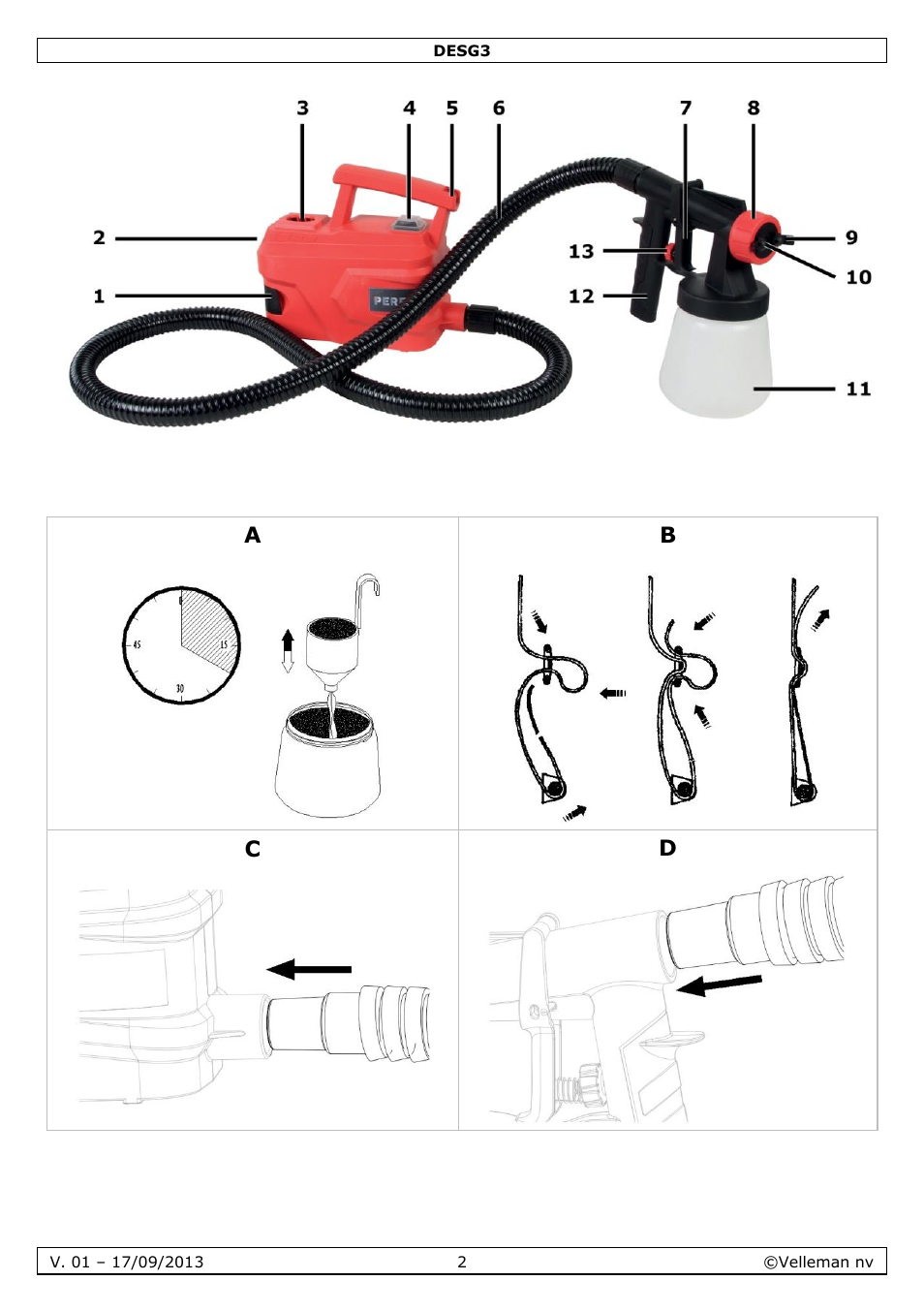 Velleman DESG3 User Manual | Page 2 / 35