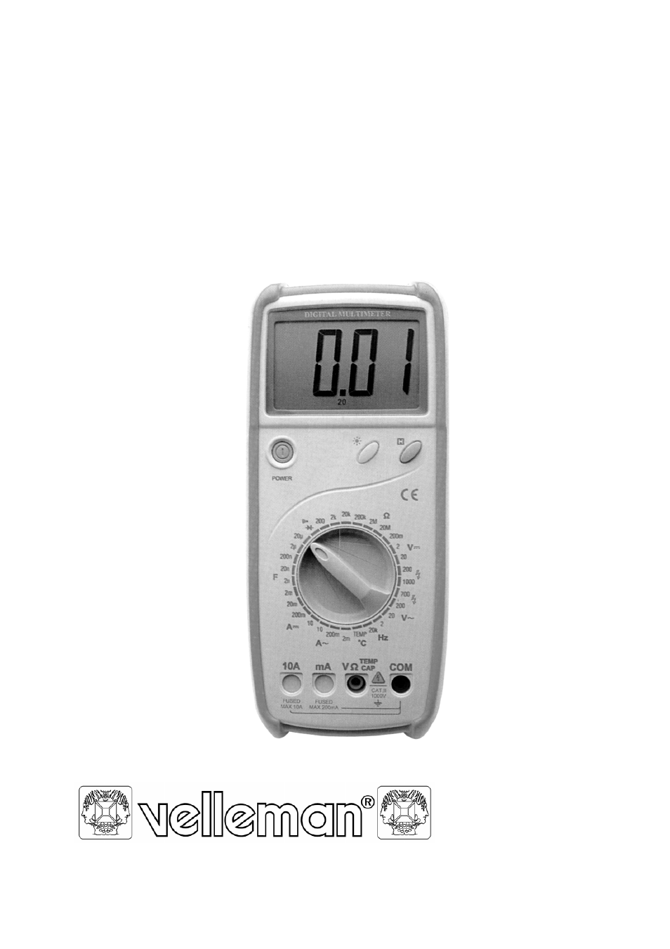 Velleman DVM990BL User Manual | 15 pages