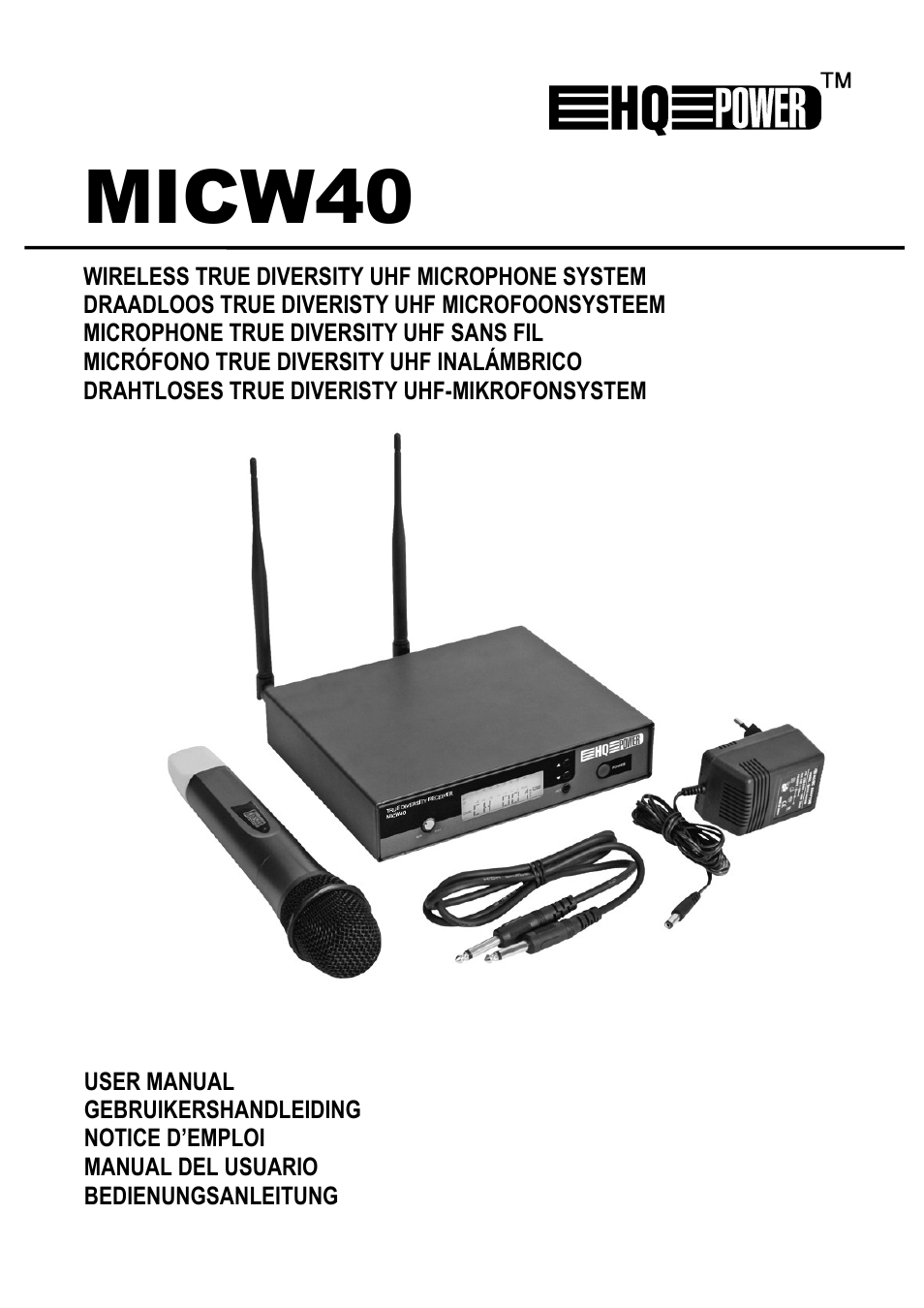 Velleman MICW40 User Manual | 30 pages