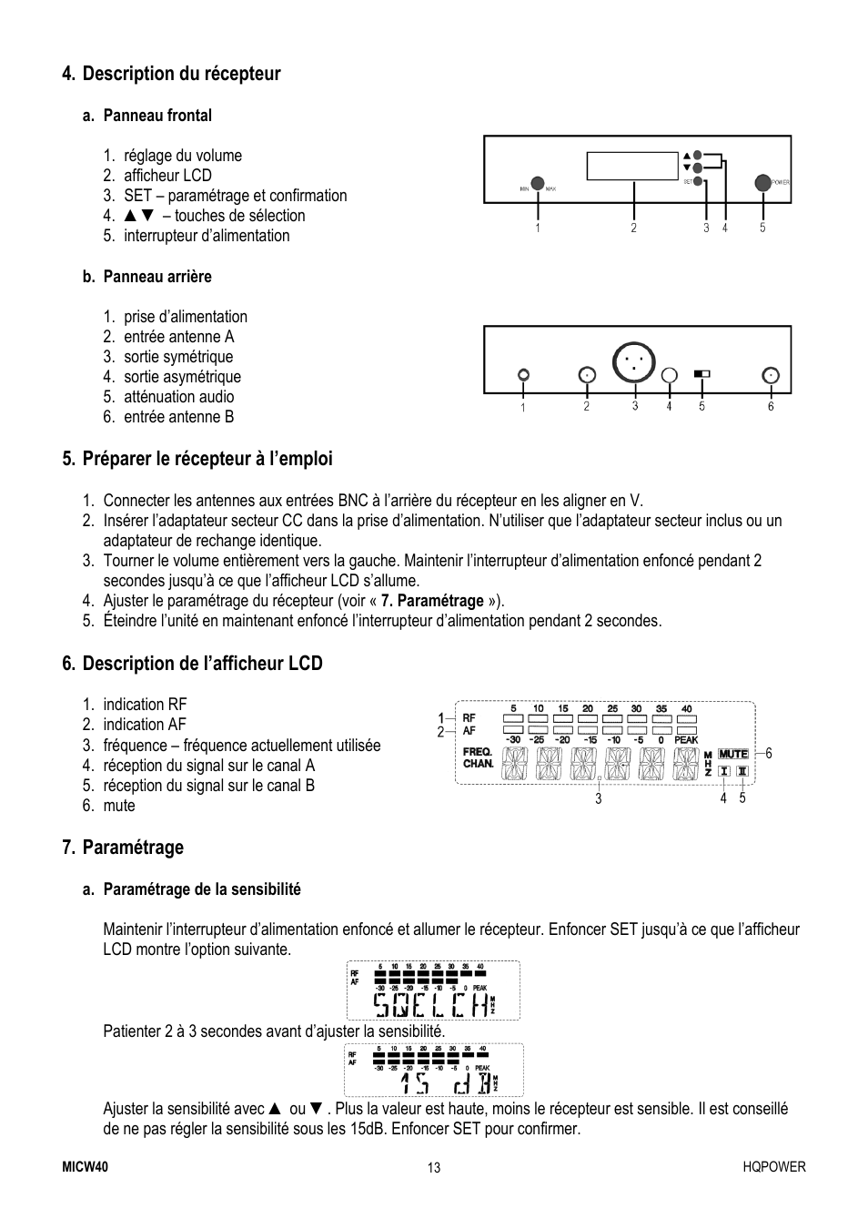 Velleman MICW40 User Manual | Page 13 / 30