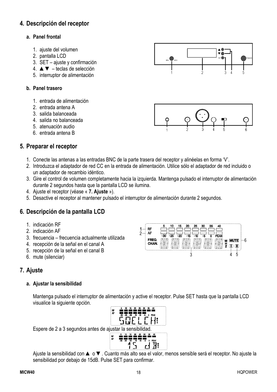 Velleman MICW40 User Manual | Page 18 / 30