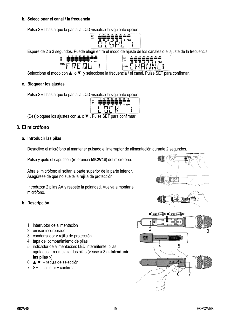 Velleman MICW40 User Manual | Page 19 / 30