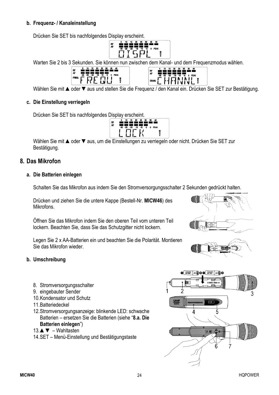 Velleman MICW40 User Manual | Page 24 / 30