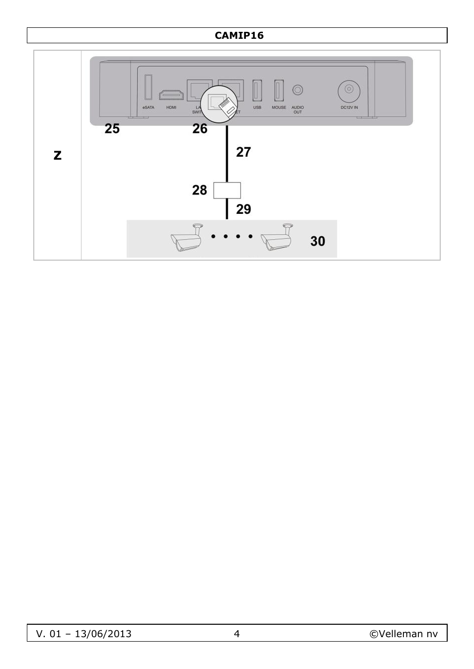 Velleman CAMIP16 User manual User Manual | Page 4 / 60