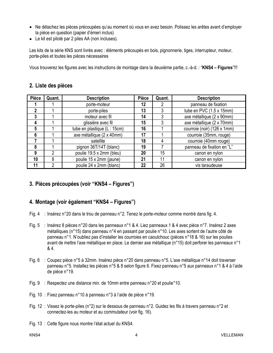 Velleman KNS4 User Manual | Page 4 / 7
