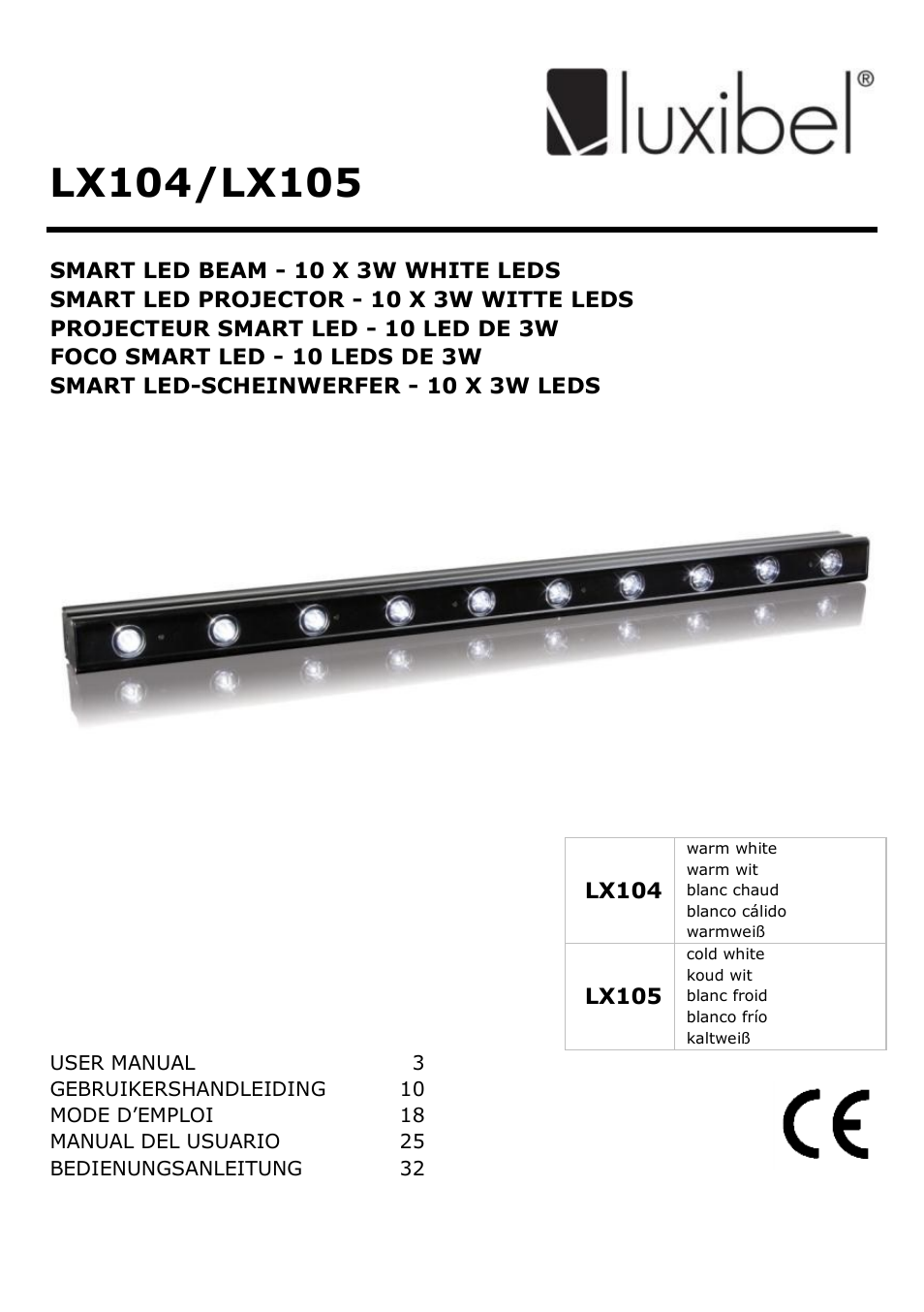 Velleman LX104 User Manual | 40 pages