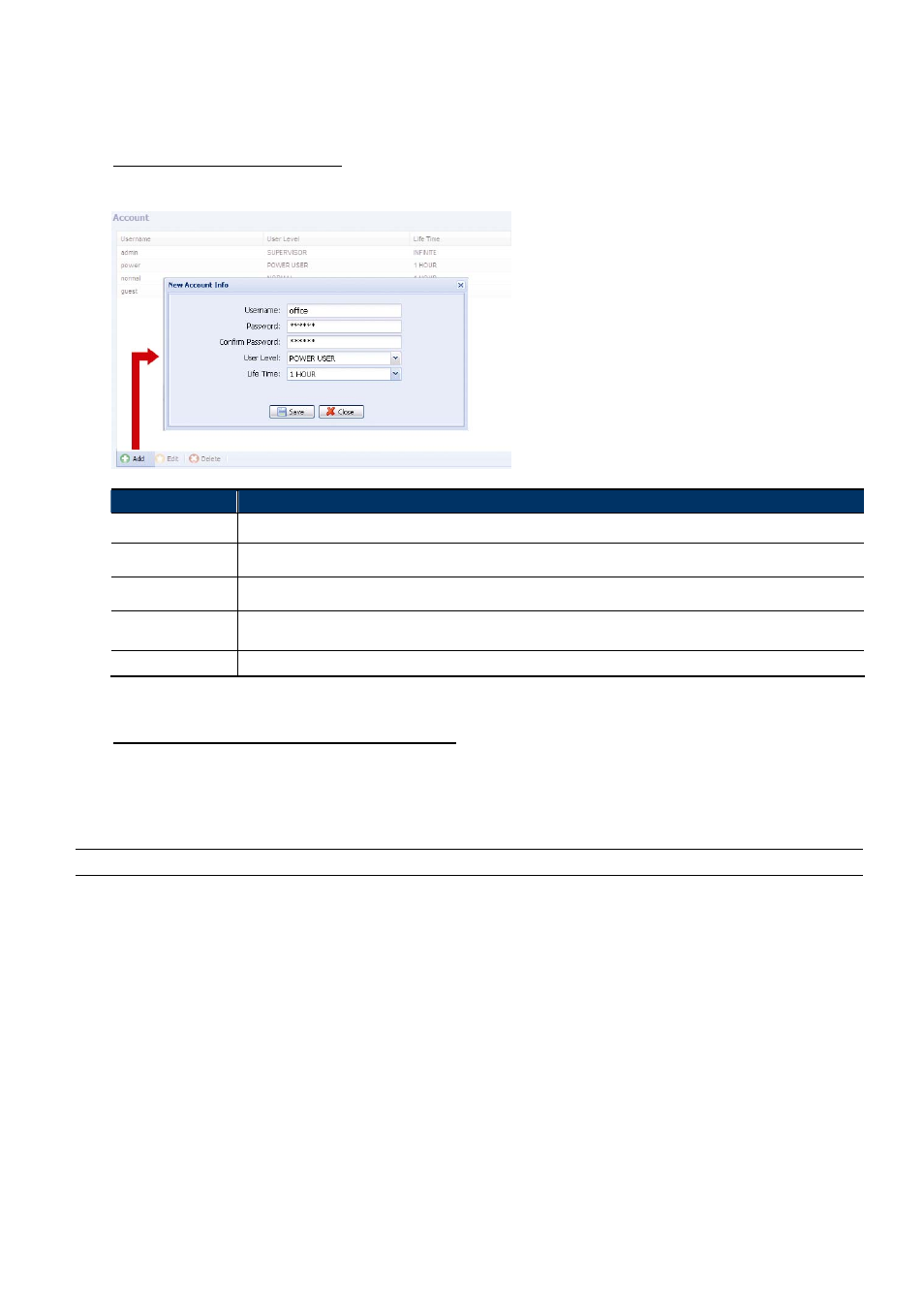5 account, How to create a new account, How to modify or delete an existing account | 6 google maps | Velleman CAMIP16 Quick Installation Guide User Manual | Page 26 / 40