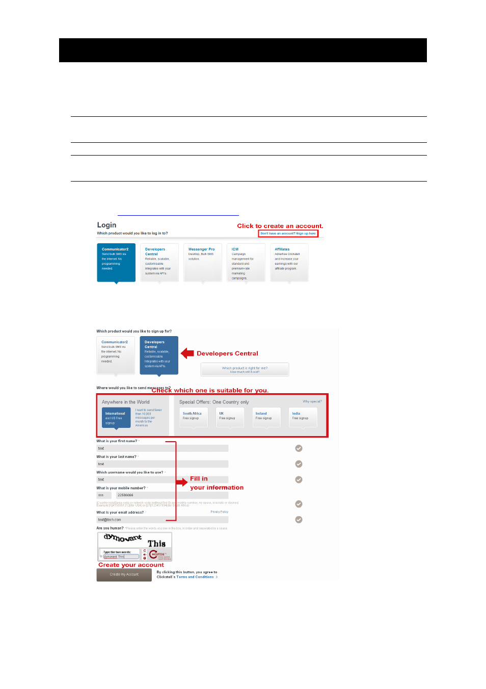 Appendix 4 api id application for sms messaging | Velleman CAMIP16 Quick Installation Guide User Manual | Page 36 / 40