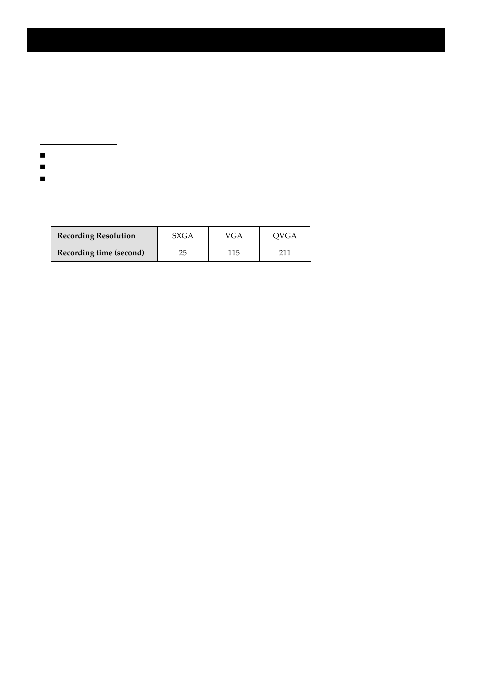 Appendix 6 recording time table | Velleman CAMIP16 Quick Installation Guide User Manual | Page 39 / 40