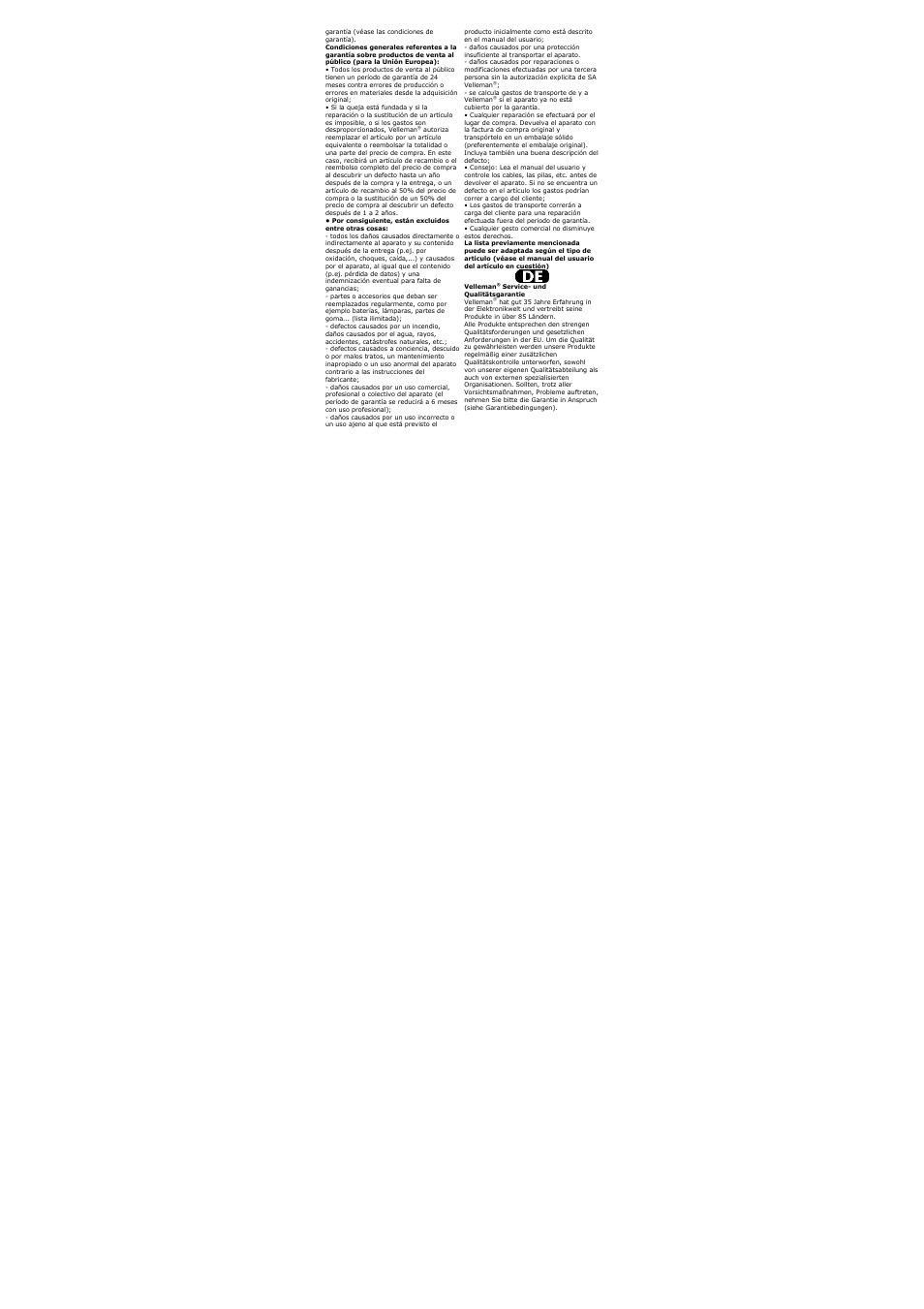 Velleman DVM321 User Manual | Page 20 / 23