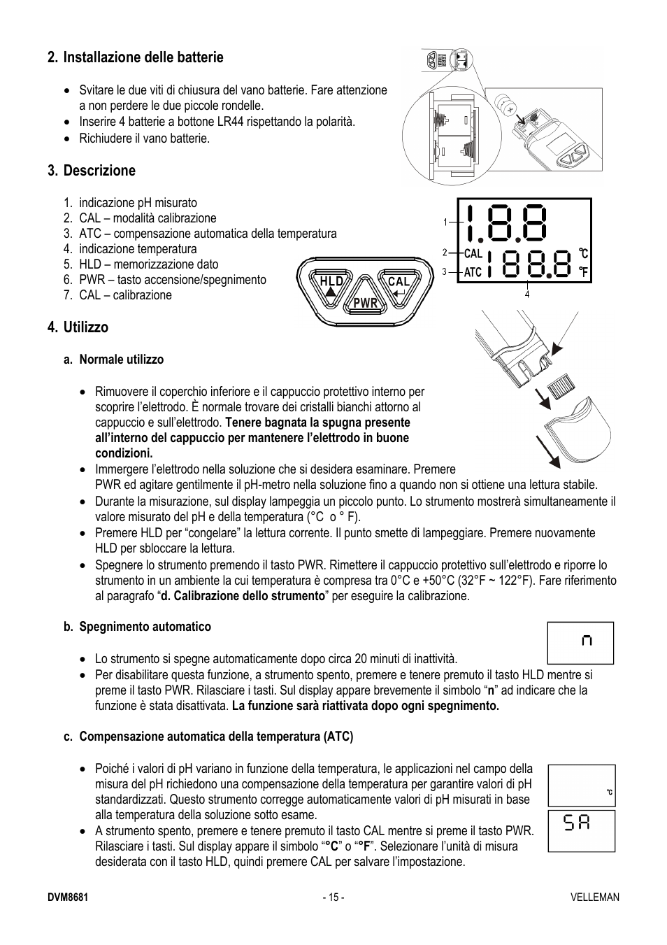 Velleman DVM8681 User Manual | Page 15 / 22