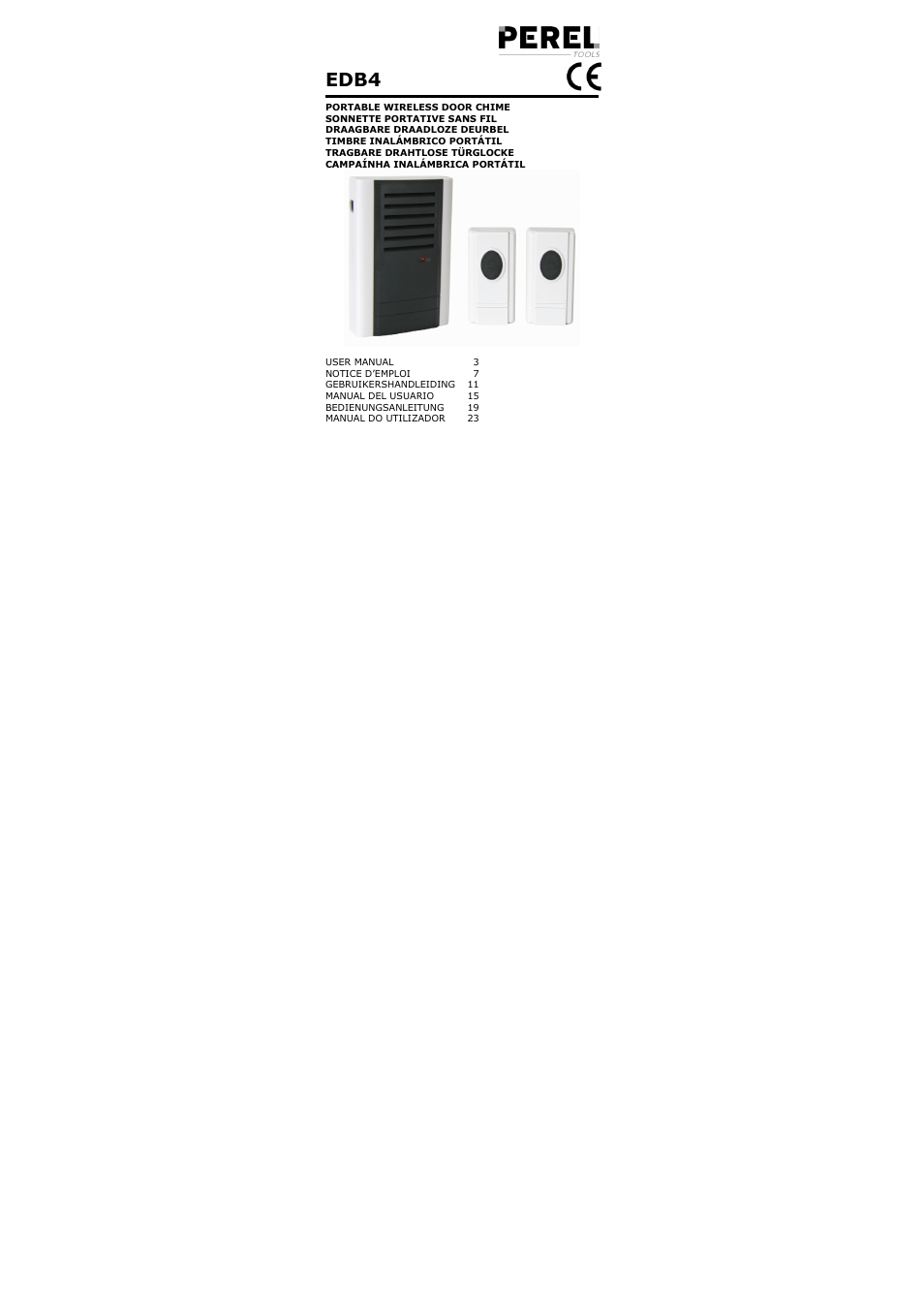 Velleman EDB4 User Manual | 34 pages