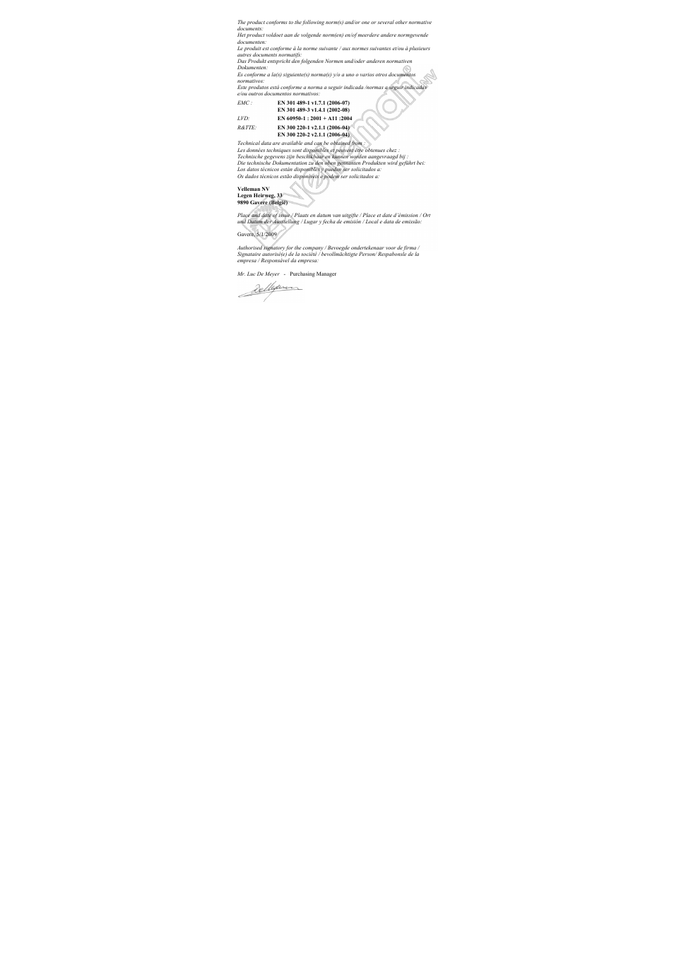 Velleman EDB4 User Manual | Page 34 / 34