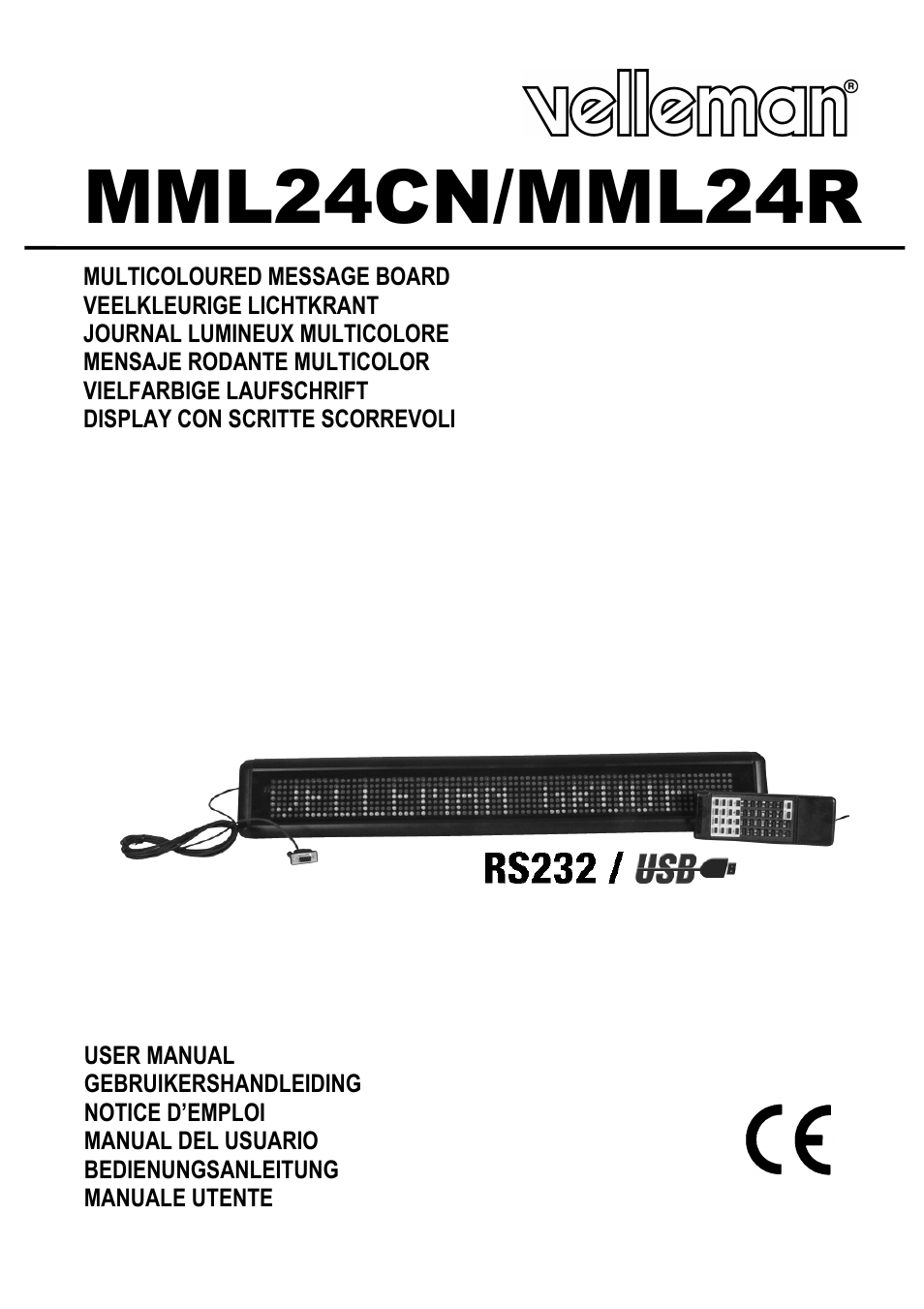 Velleman MML24CN User Manual | 84 pages