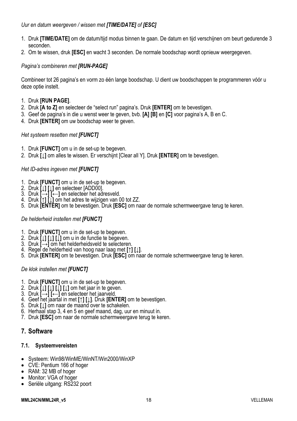 Velleman MML24CN User Manual | Page 18 / 84