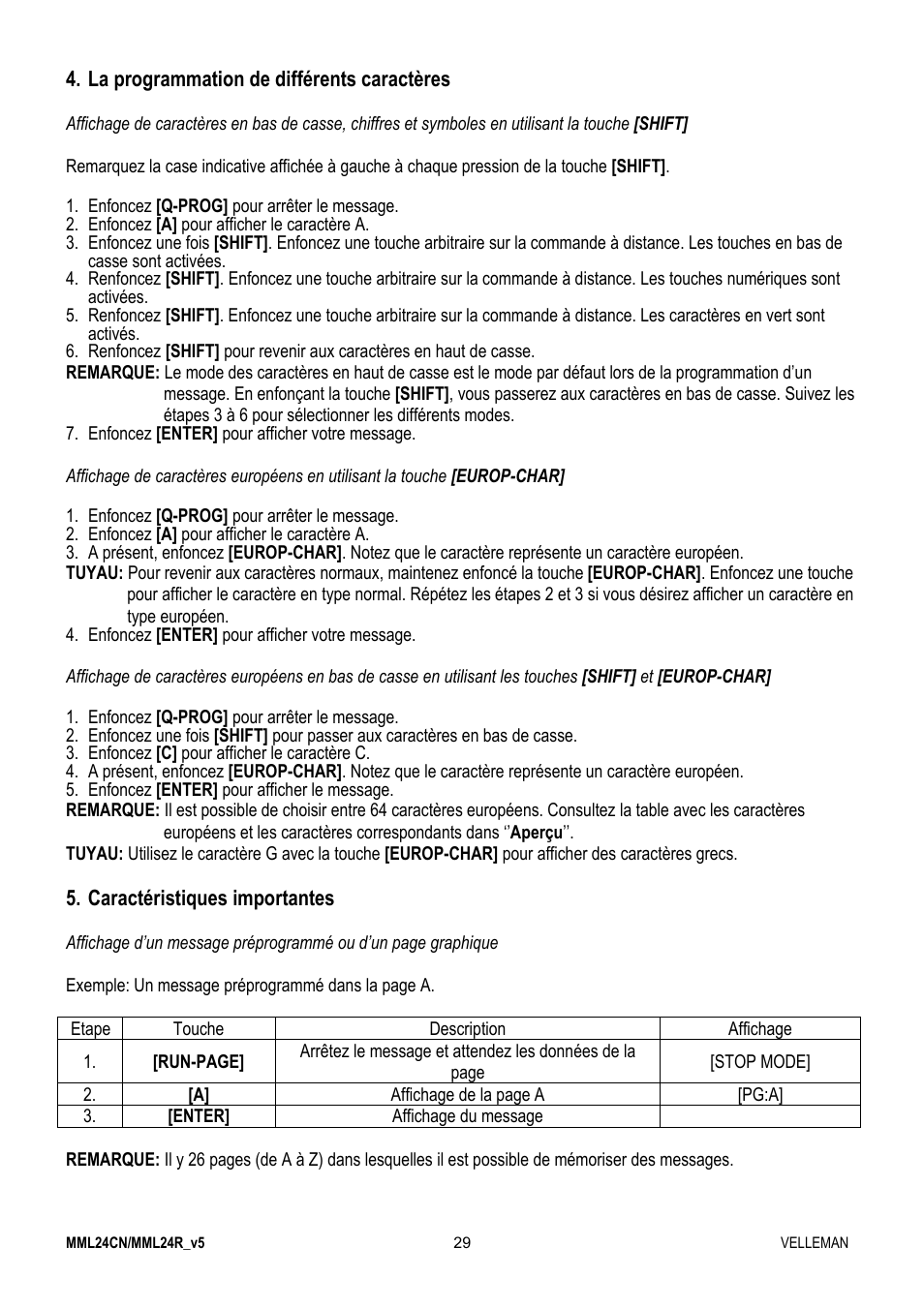 Velleman MML24CN User Manual | Page 29 / 84