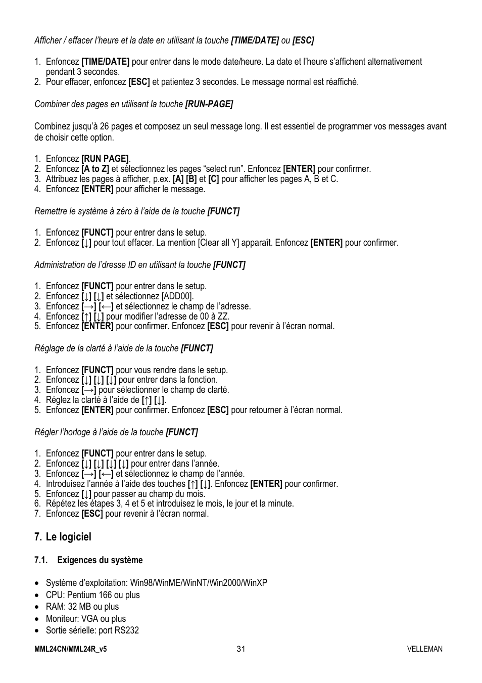 Velleman MML24CN User Manual | Page 31 / 84