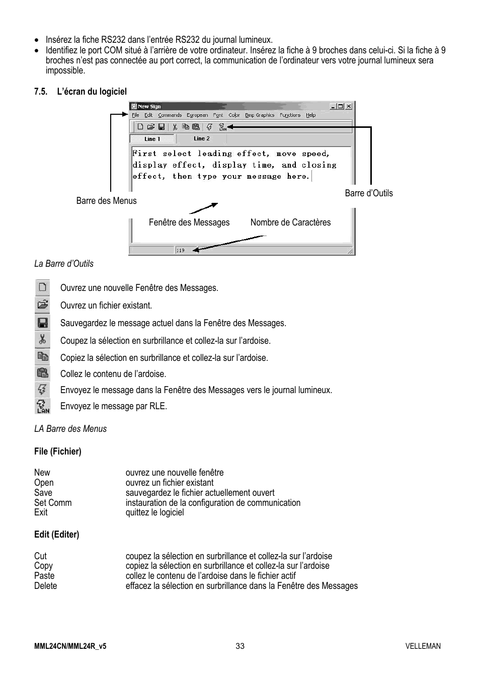 Velleman MML24CN User Manual | Page 33 / 84