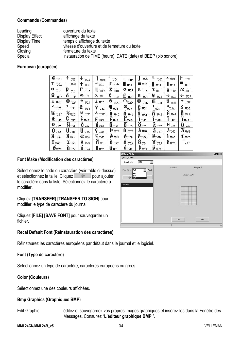 Velleman MML24CN User Manual | Page 34 / 84